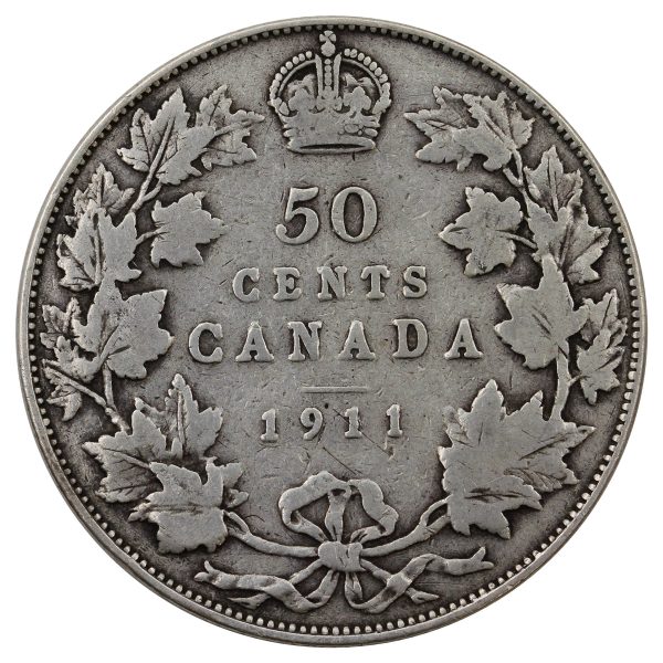 1911 Canada 50-cents Very Good (VG-8) Online