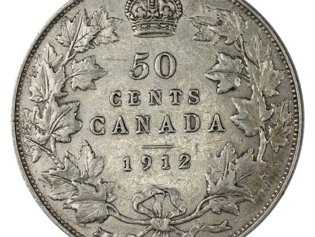 1912 Canada 50-cents VF-EF (VF-30) $ Cheap