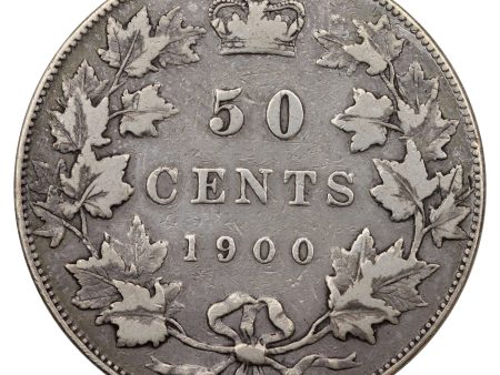 1900 Canada 50-cents F-VF (F-15) $ on Sale