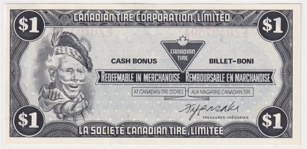 S6-F-EZ 1985 Canadian Tire Coupon $1.00 Uncirculated Online