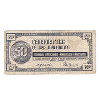 S2-E-V 1972 Canadian Tire Coupon 50 Cents F-VF on Sale