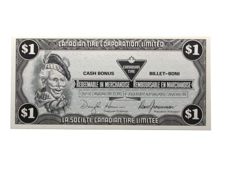 S13-F-E1 1991 Canadian Tire Coupon $1.00 Uncirculated Sale