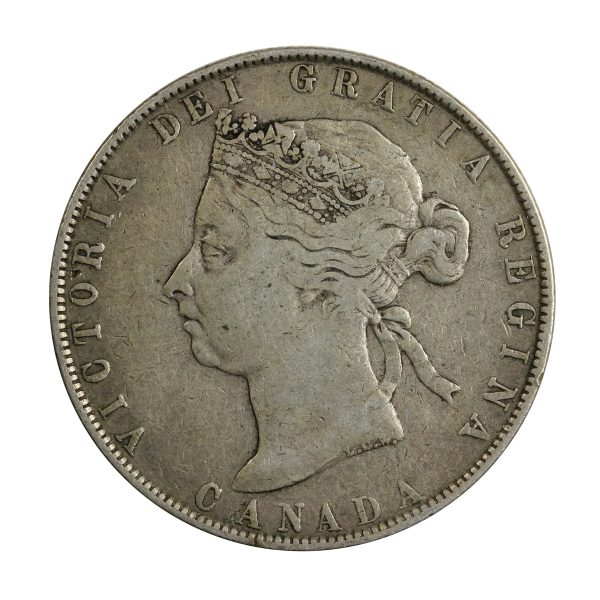 1898 Canada 50-cents F-VF (F-15) $ For Discount