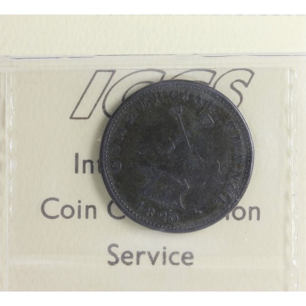 UC-9A1 1820 Upper Canada Commercial Change Half Penny Token ICCS Certified VF-30 Online now