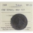 UC-9A1 1820 Upper Canada Commercial Change Half Penny Token ICCS Certified VF-30 Online now