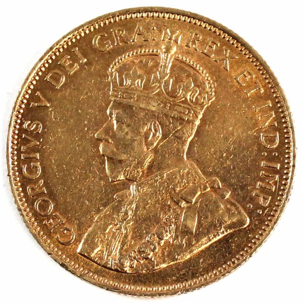 1913 Canada $10 Gold Almost Uncirculated (AU-50) $ on Sale