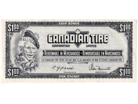 S4-F-DM1 1974 Canadian Tire Coupon $1.00 Extra Fine Online