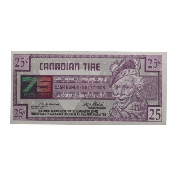 S18-Da-175 Replacement 1996 Canadian Tire Coupon 25 Cents Extra Fine Online Hot Sale