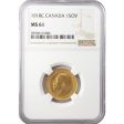 1918C Canada Gold Sovereign NGC Certified MS-61 Online now