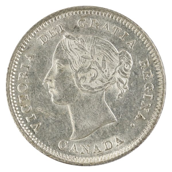 1882H Canada 5-cents AU-UNC (AU-55) $ For Cheap