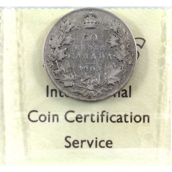 1903H Canada 50-cents ICCS Certified F-12 Supply