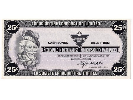 S7-D-CZ 1985 Canadian Tire Coupon 25 Cents Almost Uncirculated Discount