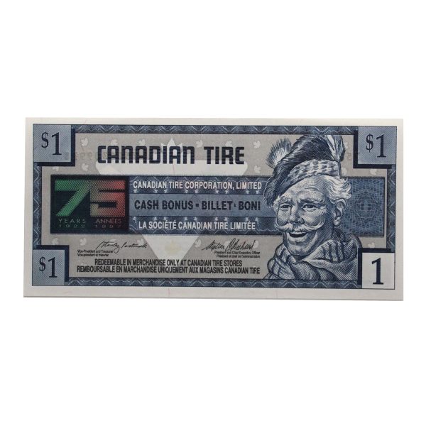 S18-F-75 1996 Canadian Tire Coupon $1.00 Uncirculated on Sale