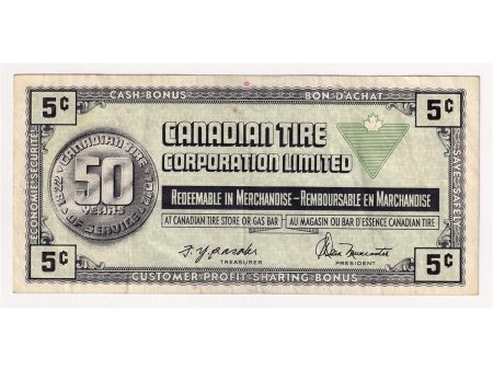 S3-B-S 1972 Canadian Tire Coupon 5 Cents Very Fine Online