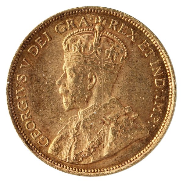 1913 Canada $5 Gold CCCS Certified MS-60 Online Hot Sale