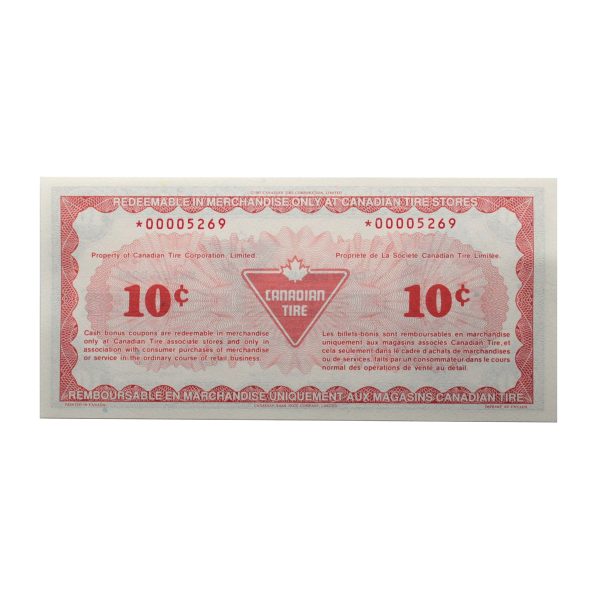 S13-Ca-*0 Replacement 1991 Canadian Tire Coupon 10 Cents Uncirculated Online