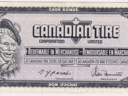 S4-D-DN 1974 Canadian Tire Coupon 25 Cents Extra Fine Online now