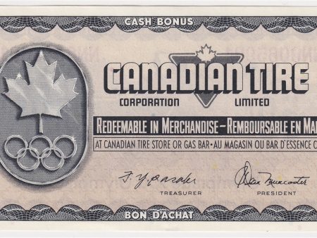 S5-E-NN 1976 Canadian Tire Coupon 50 Cents Uncirculated Fashion