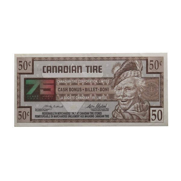 S18-Ea-175 Replacement 1996 Canadian Tire Coupon 50 Cents VF-EF on Sale