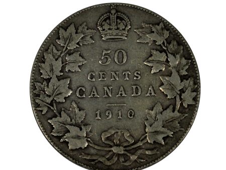 1910 Victorian Leaves Canada 50-cents F-VF (F-15) $ Online