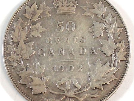 1902 Canada 50-cents Very Fine (VF-20) $ For Cheap