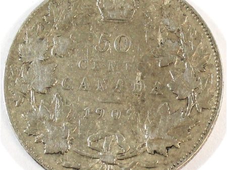 1907 Canada 50-cents Fine (F-12) $ Fashion