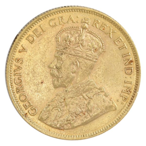 1912 Canada $10 Gold Almost Uncirculated (AU-50) Cheap