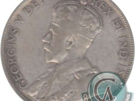 1919 Canada 50-cents F-VF (F-15) Hot on Sale