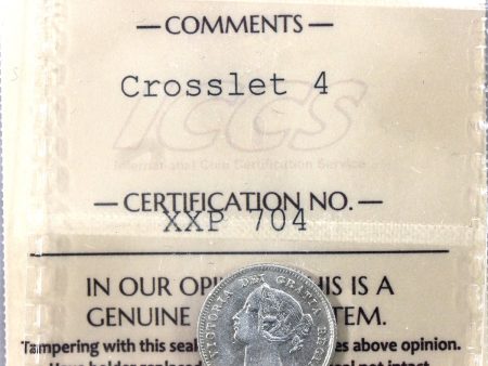 1874H Crosslet 4 Canada 5-cents ICCS Certified VF-30 For Cheap