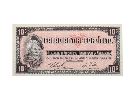 S1-C-C 1961 Canadian Tire Coupon 10 Cents Uncirculated For Cheap