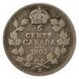 1903H Small Recut H Canada 5-cents G-VG (G-6) on Sale