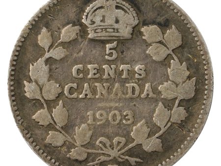 1903H Small Recut H Canada 5-cents G-VG (G-6) on Sale