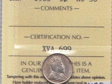 1903 Canada 5-cents ICCS Certified AU-50 Cheap