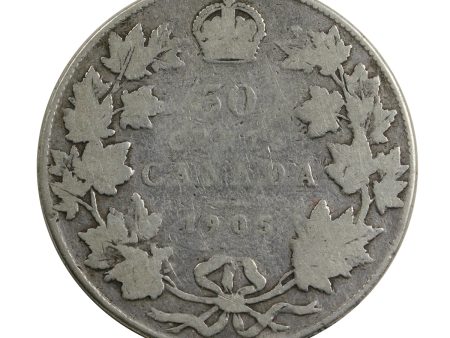 1905 Canada 50-cents Very Good (VG-8) $ Online