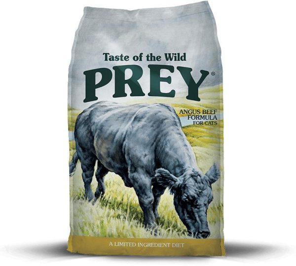 Taste Of The Wild Grain Free Prey Limited Ingredient Angus Beef Dry Cat Food Online now