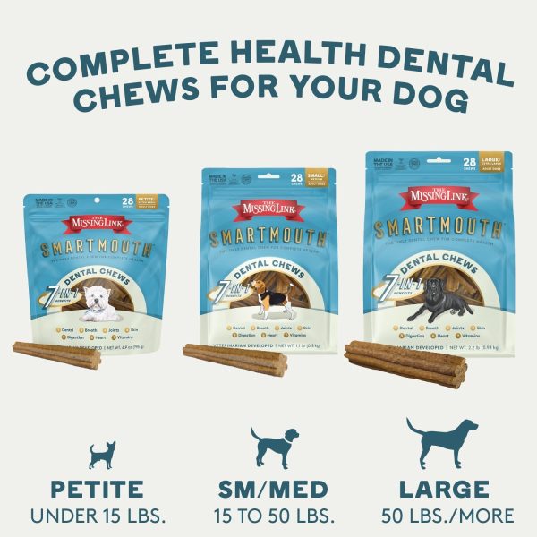 The Missing Link® Smartmouth™ Dental Chews for Dogs Discount